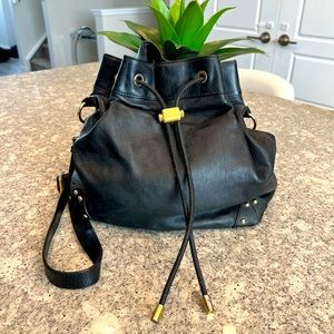 BADGLEY MISCHKA Black Leather Bag